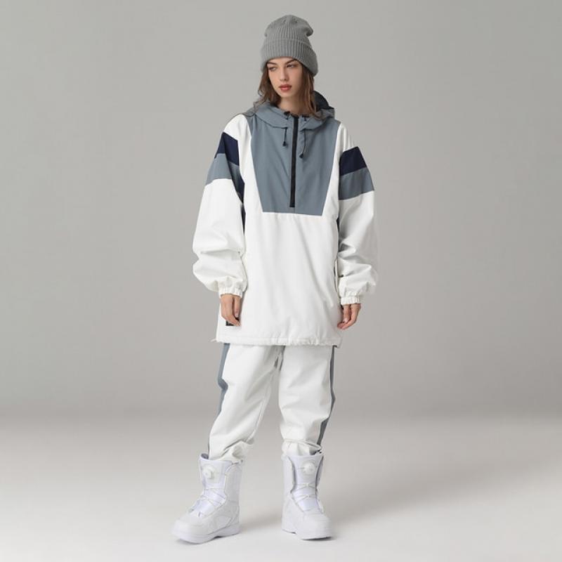 New Thick Warm Ski Suit Women Men Waterproof Windproof Couple Snowboarding Jacket Pants Set Female Snow Costumes Outdoor Unisex