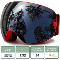 Ski Goggles,Winter Snow Sports Goggles With Anti-fog UV Protection For Men Women Youth Interchangeable Lens - Premium Goggles