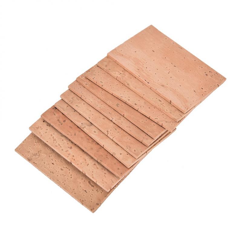 10Pcs Saxophone Corks Soprano/Tenor/Alto Neck Cork Saxophone Parts Accessories 60 X 40 X 2 Mm