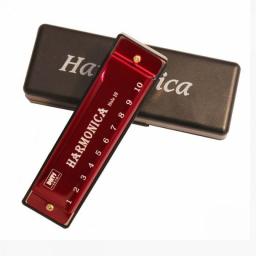 10 Holes Key Of C Blues Harmonica Mouth Organ Beginners Kids Educational Toys Instrument 10.4cmx2.8cm High Quality Harmonica