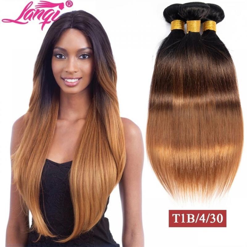 Brazilian Straight Hair Bundles Colored wholesale Human Hair Weave Bundles 100% Remy human Hair Extensions