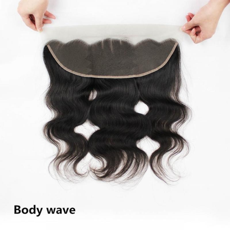 13x4 Lace Frontal Straight Ear To Ear 4*13 Swiss Lace 150% Density Pre-plucked Hair Line 100% Indian Human Hair