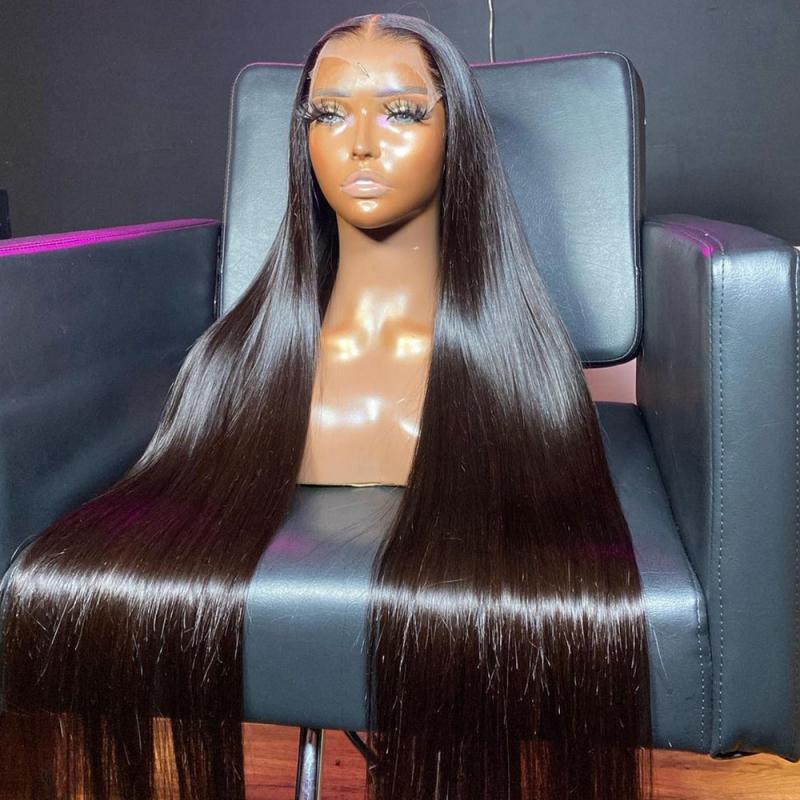 Straight Lace Front Human Hair 4x4 5x5 Lace Closure Wig 13x6 13x4 Hd Lace Frontal Human Hair Wigs For Women 360 Full Lace Wig