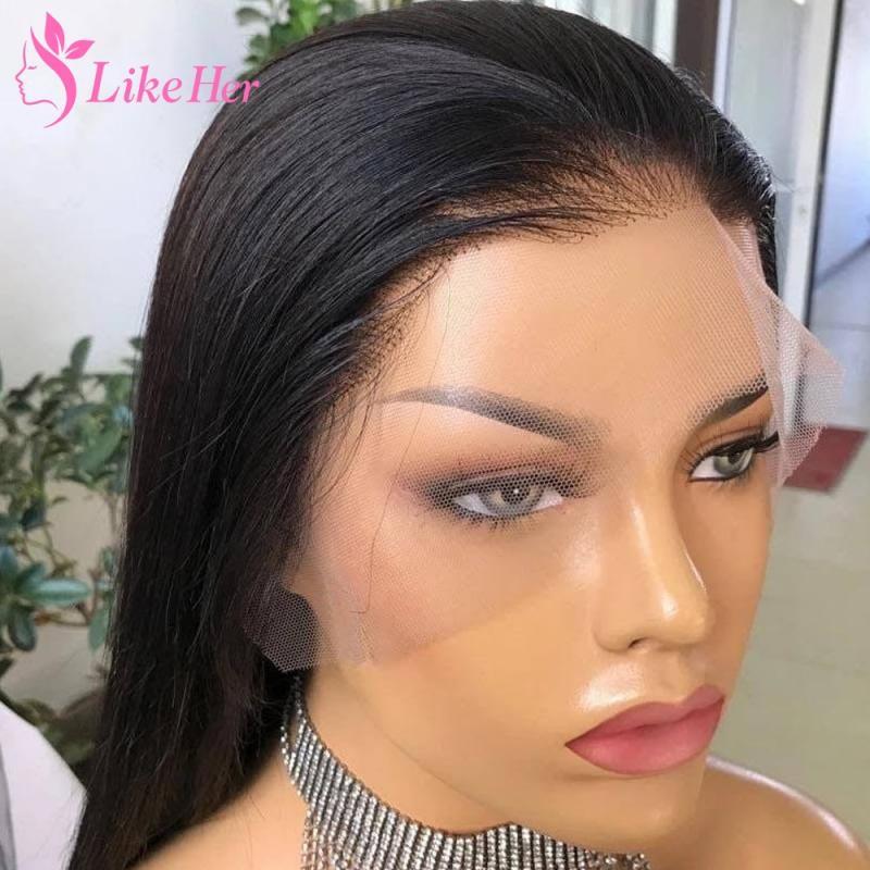 32 Inches Straight Lace Front Human Hair Wig HD Lace Frontal Wig Brazilian 13x4 Lace Front Human Hair Wig Glueless Wig For Women