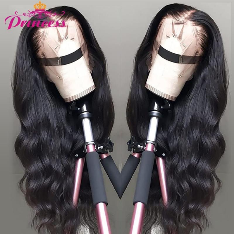 Princess Hair 13x6 HD Transparent Lace Front Human Hair Wigs For Women 13x4 Brazilian Body Wave Lace Frontal Wig With Baby Hair