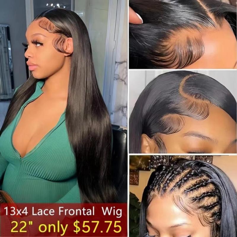 Bone Straight Lace Front Human Hair Wigs Brazilian Glueless 13x4 Lace Frontal Human Hair Wigs For Women 30 Inch Lace Front Wig