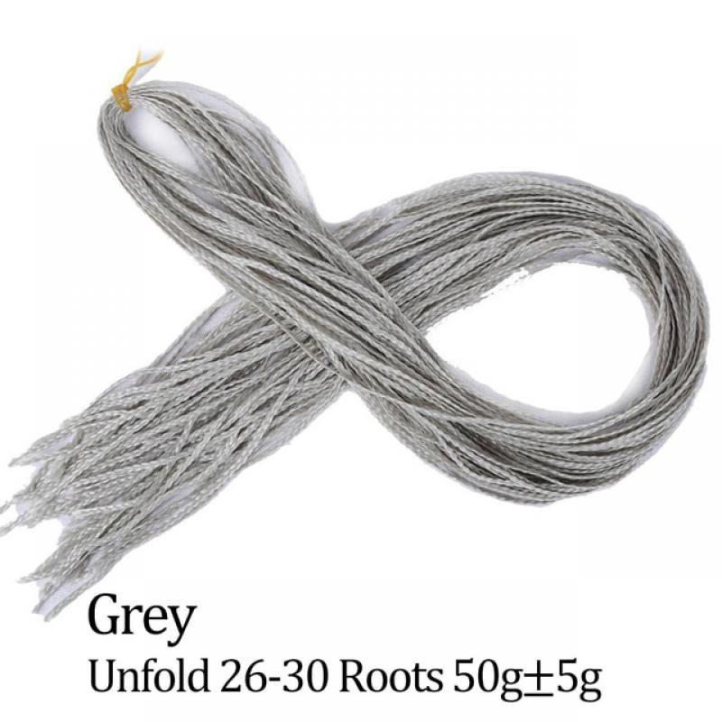 Ombre Zizi Braids Thin Box Braids Crochet Hair Extensions Synthetic Hair Rainbow Thin Zizi Braids Hair Bundles BudaBuda