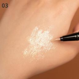 Diamond Glitter Eye Liner Pencil Eye Makeup Highlighter Waterproof Pearl White Brighten Silkworm Shadow Liquid Eyeliner Pen