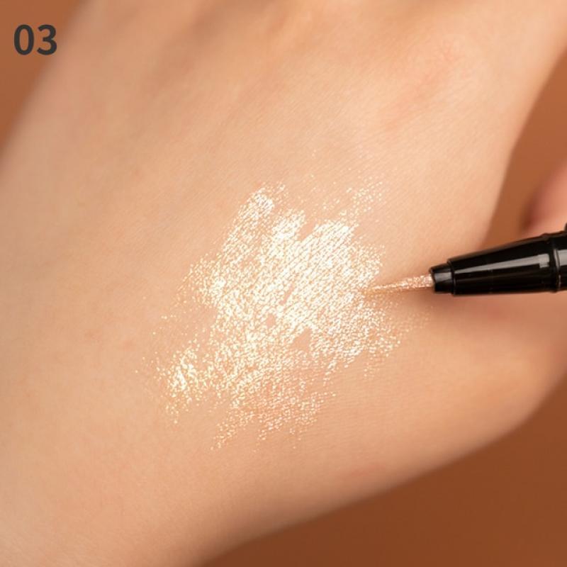 Diamond Glitter Eye Liner Pencil Eye Makeup Highlighter Waterproof Pearl White Brighten Silkworm Shadow Liquid Eyeliner Pen