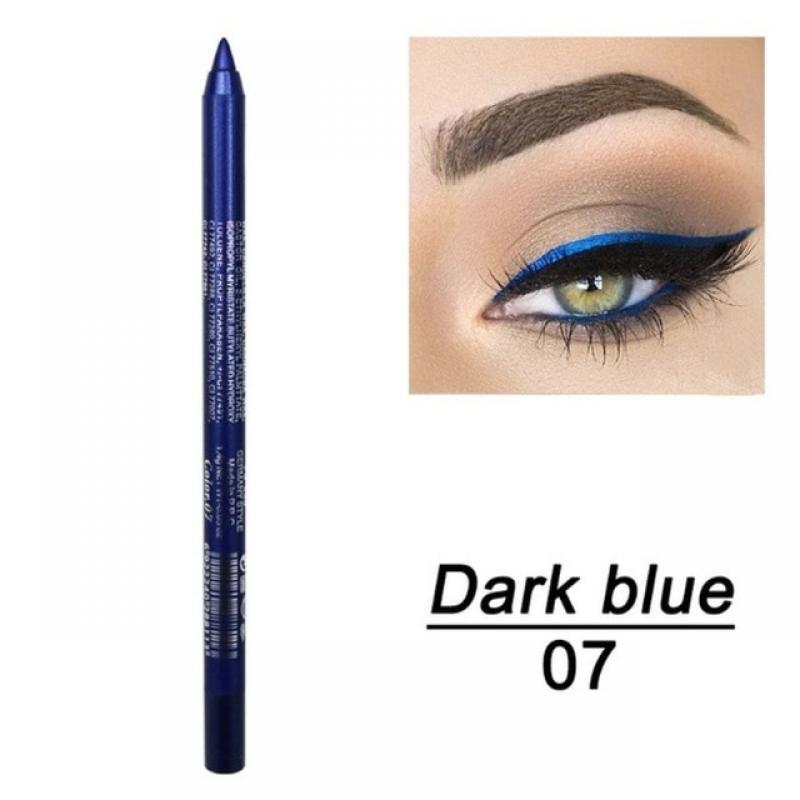 14 Colors Long-lasting Eye Liner Pencil Waterproof Pigment Blue Brown Black Eyeiner Pen Women Fashion Color Eye Makeup Cosmetic