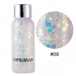 Eye Glitter Nail Hair Body Face Glitter Gel Art Flash Heart Loose Sequins Cream Festival Glitter Decoration Party Festival
