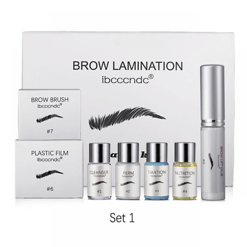 New Brow Lamination Kit Eyebrow Lifting Perming Lotion Kit With Brush Cling Flim Tools Hot Eye Brow Setting Cream Salon Supplies