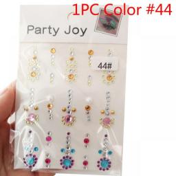 Glitter Face Rhinestone Sticker Self Adhesive Body Eye Shadow Diamonds Bling Party Festival Decoration Jewels Stickers