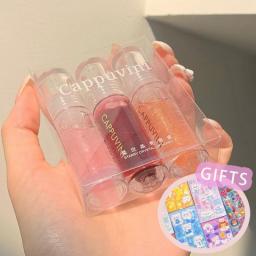 Ice Mountain Lip Gloss Honey Lip Oil Crystal Jelly Lip Glaze Moisturizing Transparent Waterproof Liquid Lips Makeup Cosmetics