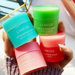 4Pcs*8g Lip Care Sleep Mask Night Sleeping Maintenance Moisturizing Lip Gloss Lips Nutritious Moisturizing Nourishing Care