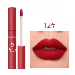 1PC Makeup Matte Nude Liquid Lipstick 12 Colors Waterproof Long Lasting Lip Gloss Sexy Red Pink Velvet Lipsticks Women Cosmetic