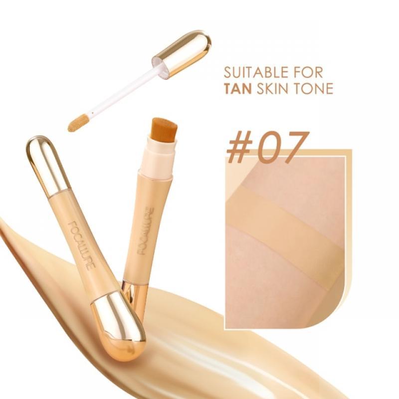 FOCALLURE Matte Flawless Face Concealer Long-lasting Full Coverage Concealing Liquid Foundation Cream for Face Makeup Cosmetics