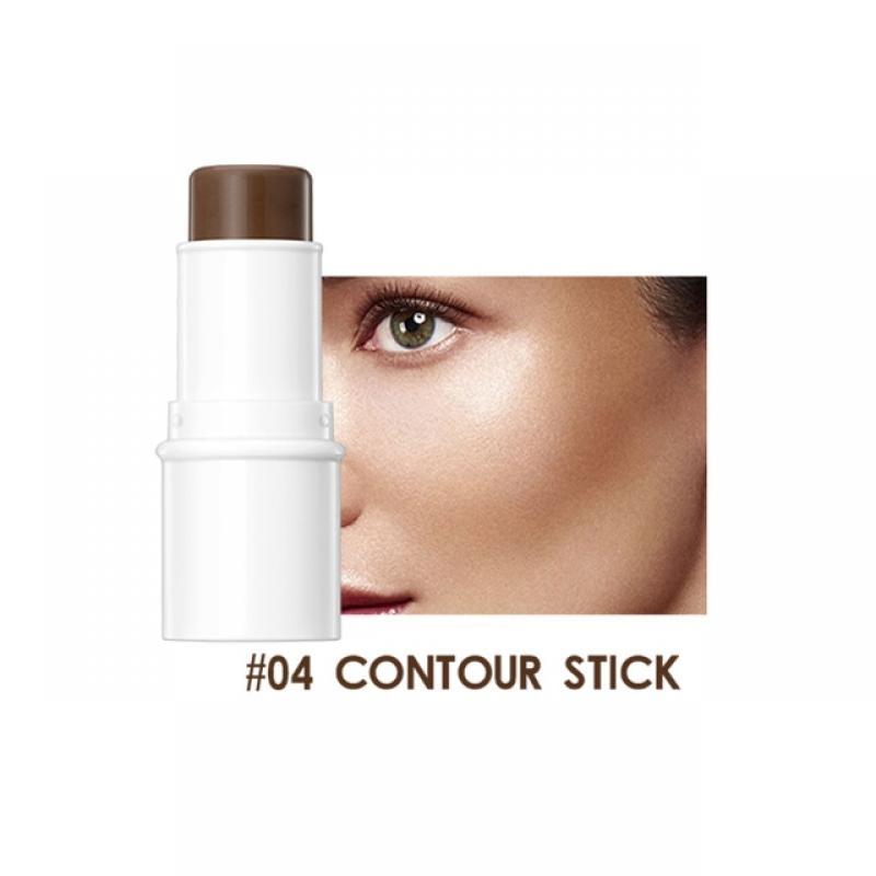 QIBEST Face Makeup Bronzer Stick Cream Rouge Tint Contouring Makeup Cosmetic Highlighter Bronzer Pen Women Face Illuminator 7.2g