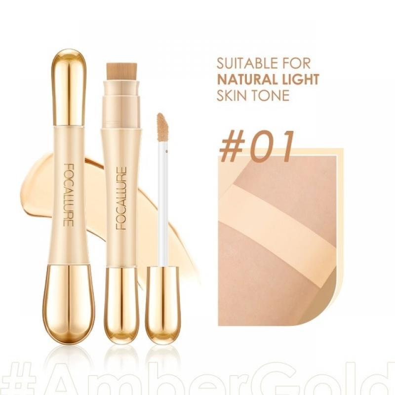 FOCALLURE Matte Flawless Liquid Concealer Foundation Cream Professional Concealing Eye Dark Circle Long-lasting Face Cosmetic