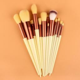 New 13Pcs Makeup Brush Set Makeup Concealer Brush Blush Loose Powder Brush Eye Shadow Highlighter Foundation Brush Beauty Tools