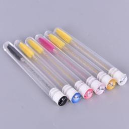1pc Reusable Eyebrow Brush Tube Diamond Flask Mascara Wand Dust-proof Eyelash Extension Supplies Makeup Tool