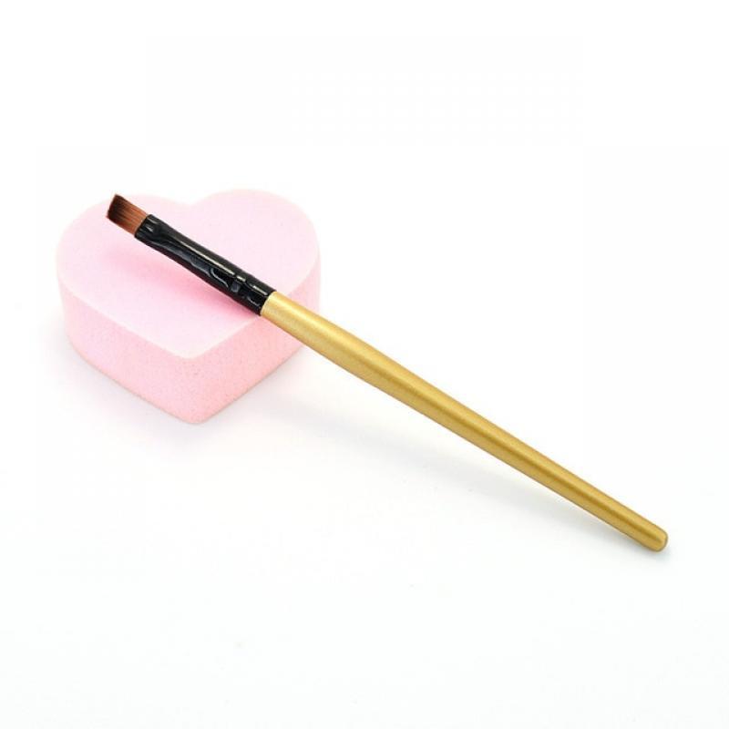 1Pc Professional Eyeshadow Brush Small Angled Eyebrow Brush Brow Contour Brush Fine Eyeliner Brush Cosmetic Brush Tool