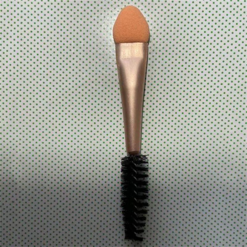 Double-headed Eyeshadow Brush Eyebrow Comb Eyeliner Sponge Tipped Oval Makeup Brush Applicator Eye Make Up Tool Beauty