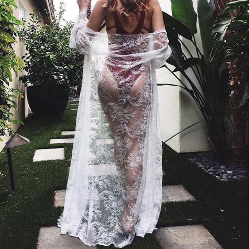 2019 Sexy Pareo Beach Cover Up Women Beachwear Swimwear Hollow Bikini Beachwear Cover Up Lady Summer Sunproof Dress Bathing Suit