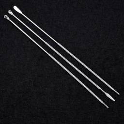 3Pcs/set Stainless Steel Earpick Ear Wax Pickers Ear Clean Adult Anti-slip Ear Pick Spoon Cleaning Care Ear Tools