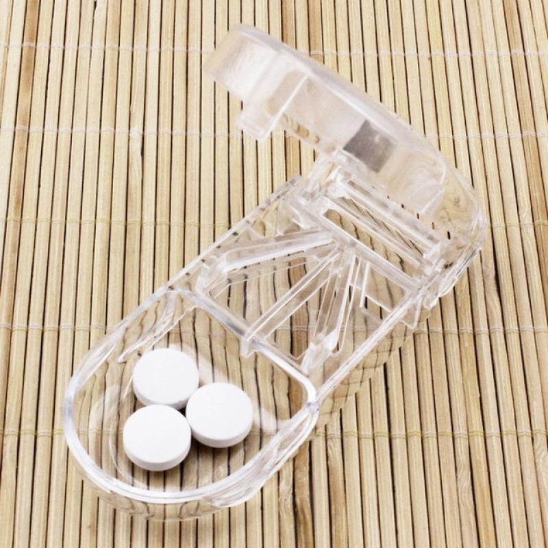 Medicine Box Pill Caplets Medicine Dose Tablet Cutter Splitter Divide Compartment Storage Box Portable Home Medicine Case Boxes