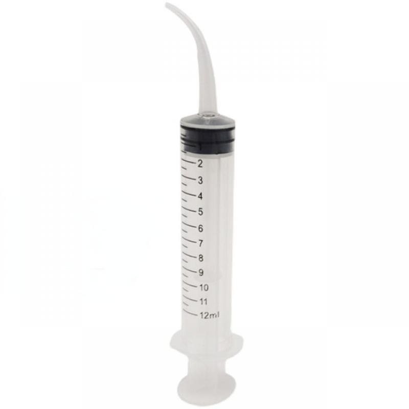 12ML Ear Cleaner Washer Syringer Elbow Rubber Tube Earwax Cleaning Removal Tool Ear Cleaner Wax Removal Ear Cleaner Health Care