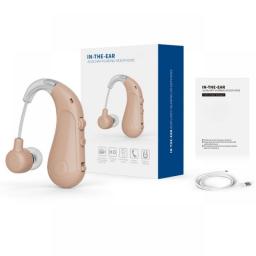 AiQUE Recharge Ear Hearing Aids Mini Powerful Sound Amplifier Invisible Listen Deafness High Quality Batteries Elderly Deaf