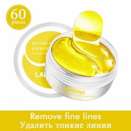 LANBENA Collagen Eye Mask Eye Patch Skin Care Moisturizing Hyaluronic Acid Gel Retinol VC Anti Aging Remove Dark Circles Eye Bag