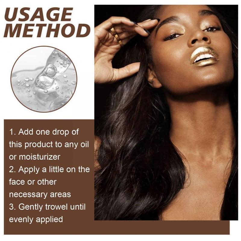 Korea Body Tanning Lotion Outdoor Tan Serum Japanese Skin Care Products Tanning Drops Dark Skin Face Care Cream for Women V4D4