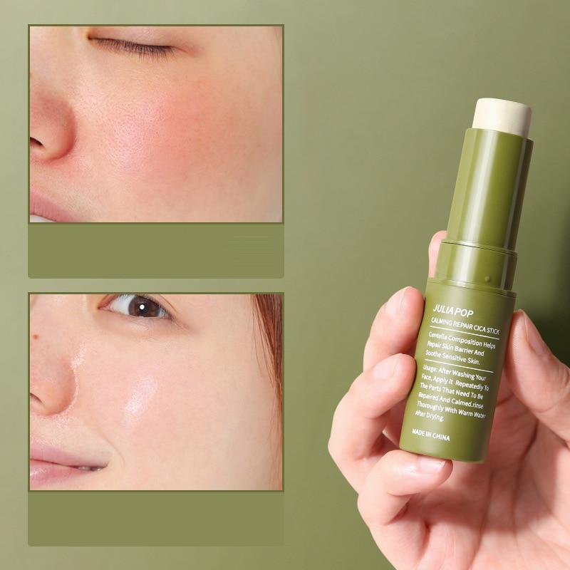 Post Sun Repair Stick Centella Asiatica Relieving Skin Sensitivity Calming Moisturizing Facial Mask Stick Summer Korean Care
