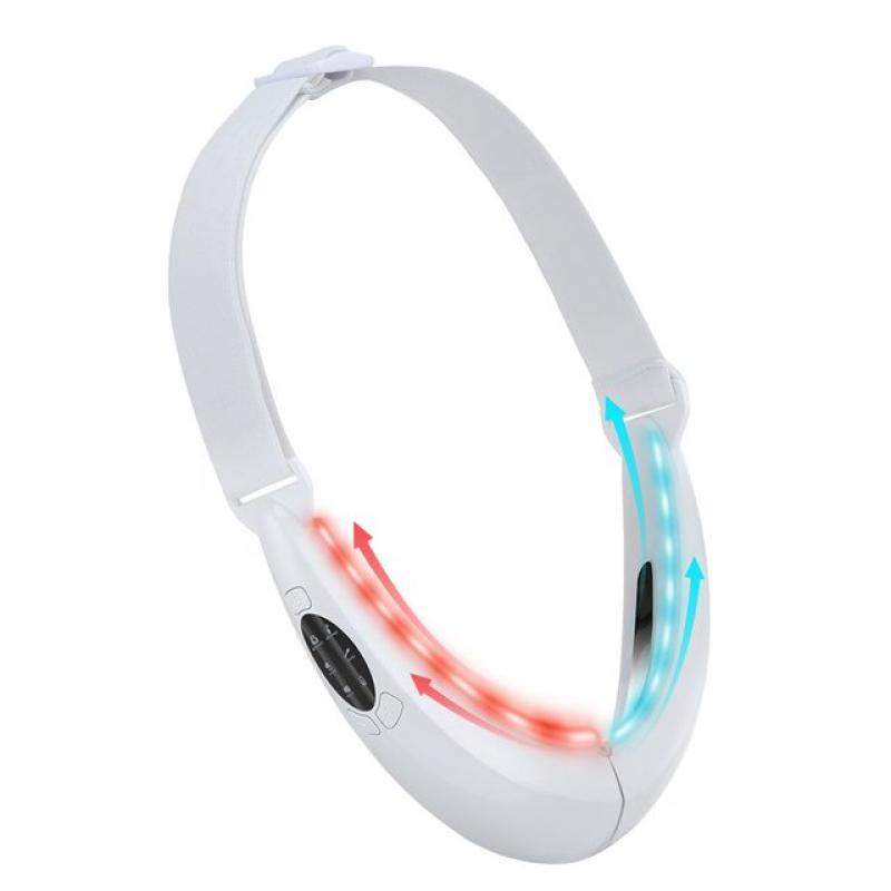 Face Lifter V-Line Up Face Lifting Belt Face Slimming Vibration Massager LED Display Facial Beauty Instrument