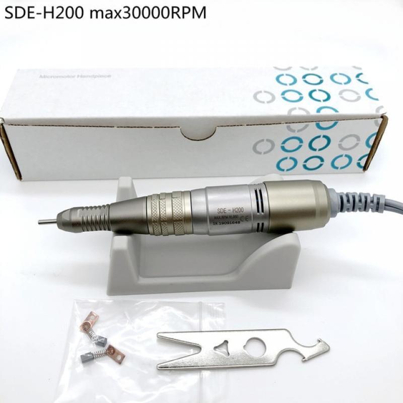 Drill Pen 30000RPM SDE H200 Handpiece For Marathon STRONG210 Control Box Electric Manicure Machine Nails Drill Handle Nail Tool