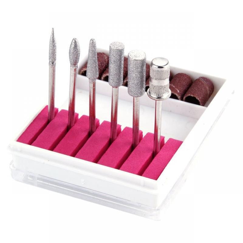 Nail Electric Drill Bits Kit Sanding Bands Nails Drills Machine Tools Acrylic Polish UV Gel Remover Accessory Replacement Kit