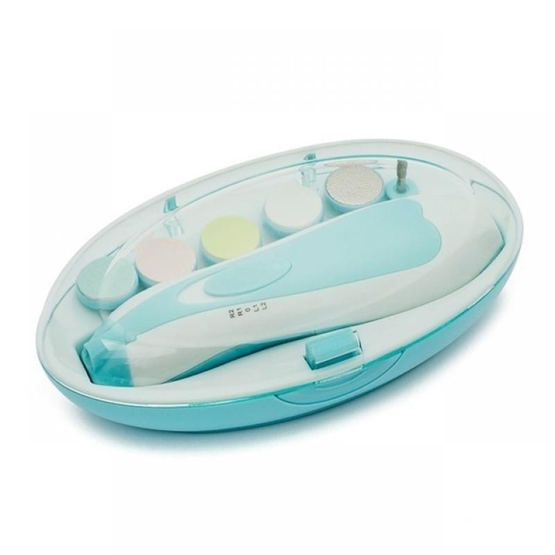 Newborn Baby Electric Nail Scissors Kit Electric Safety Baby Nail Trim Pins Scissors Cutter nail accessories
