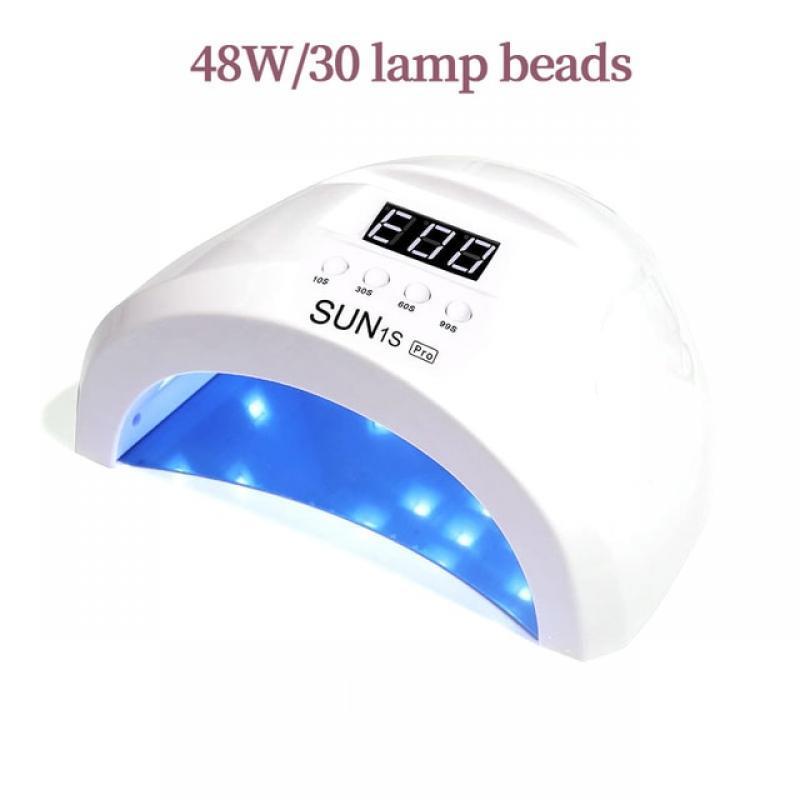 SUN1s Pro 30 UV LEDs Nail Polish Dryer Lamp 48W Nail Phototherapy Machine Manicure Tool Salon Equipment