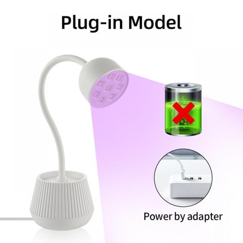 Desktop Lotus Nail Dryer LED UV Lamp Fast Drying Nail Polish Dryer UV LED Light Machine Manicure Nail Curing Lamp