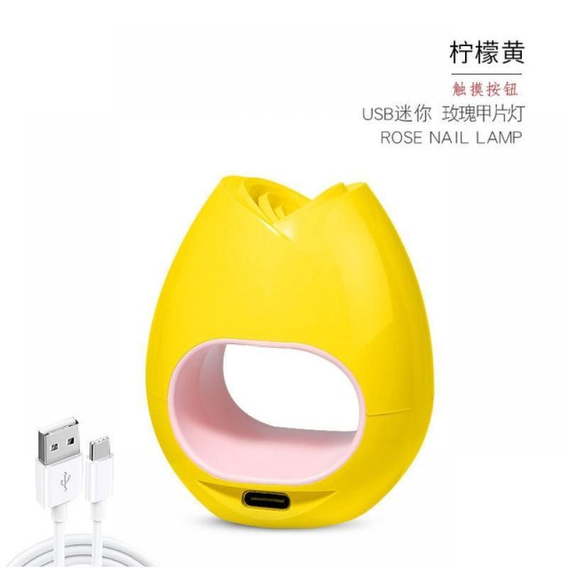16W Mini Nail Fast Dryer UV LED USB Lamp Manicure Rose Egg Design Machine Single Finger Nails Art Tool Gel Polish With USB Free