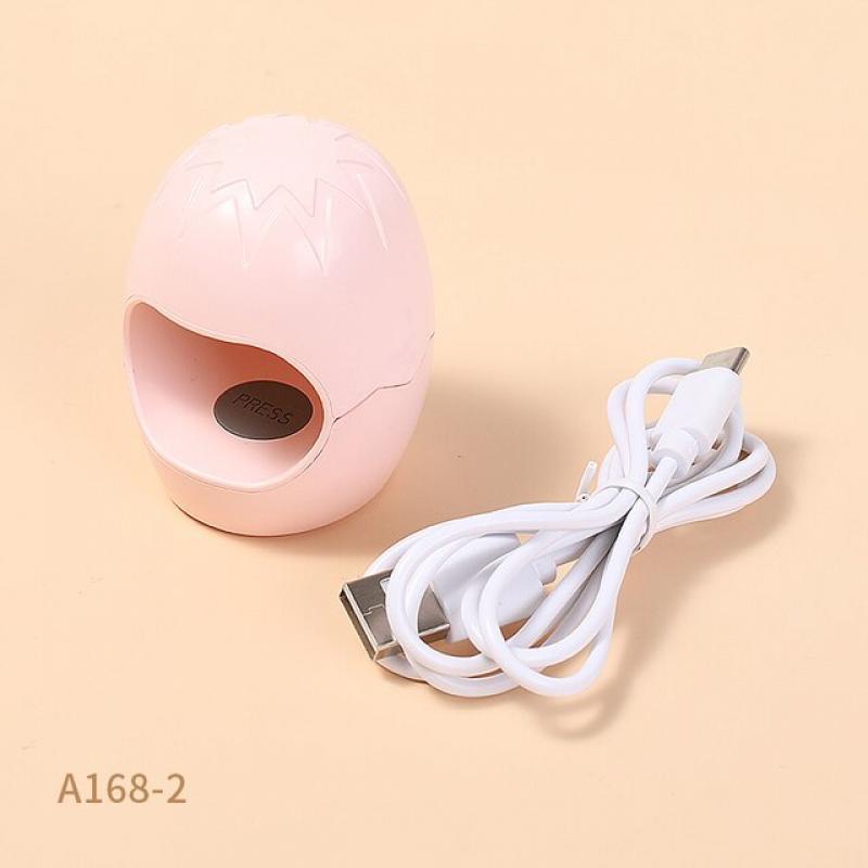 MINI 6W USB UV LED Nail Dryer Lamp Nail Art Manicure Tools Pink Egg Cat Design Fast Dry Curing Nail Machine for Gel Polish