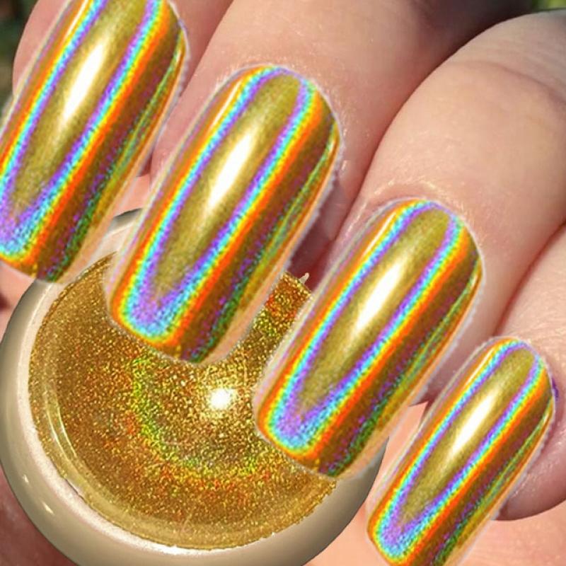 1 Box Shiny Mermaid Opal Powder Nail Glitter Aurora Chameleon Yuki Rainbox Nail Sequins Powder Unicorn Mirror Aurora Opal Powder
