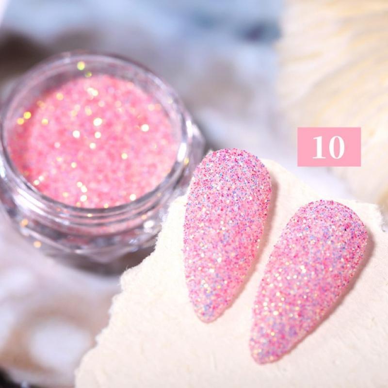 Reflective Glitter Nail Powder Green Red  Nail Art Dust Shinning Chrome Pigment DIY Manicures Decoration