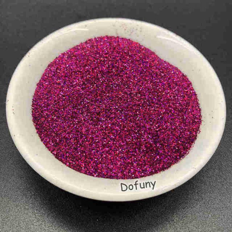 Laser Holographic Rainbow Linear Glitter 0.2MM 008'' Size Nails Glitter Powder 10G/Pack Holographic Dazzling Glitter Powder