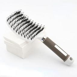 Hair Brush Scalp Massage Comb Hairbrush Bristle&Nylon Women Wet Curly Detangle Hair Brush For Salon Hairdressing Styling Tools