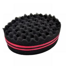 Oval Sponge Hair Brush Double Sided Hair Curler Wave-Shaped Hair Curl Twist Hair Brush Sponge Hair Styling Tools