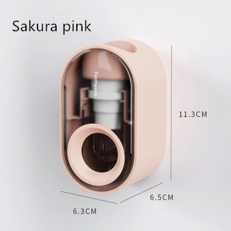 Y-kelin 2022 Toothpaste Dispenser Wall-Mounted Automatic Toothpaste Squeezer Toothpaste Holder For  Hole-Free Wall Hanging