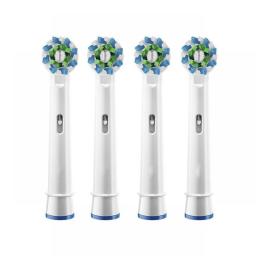 Dual Clean Replacement Brush Heads For Oral B D12 D16 D100 Cross Action Floss Action Electric Toothbrush Heads Black